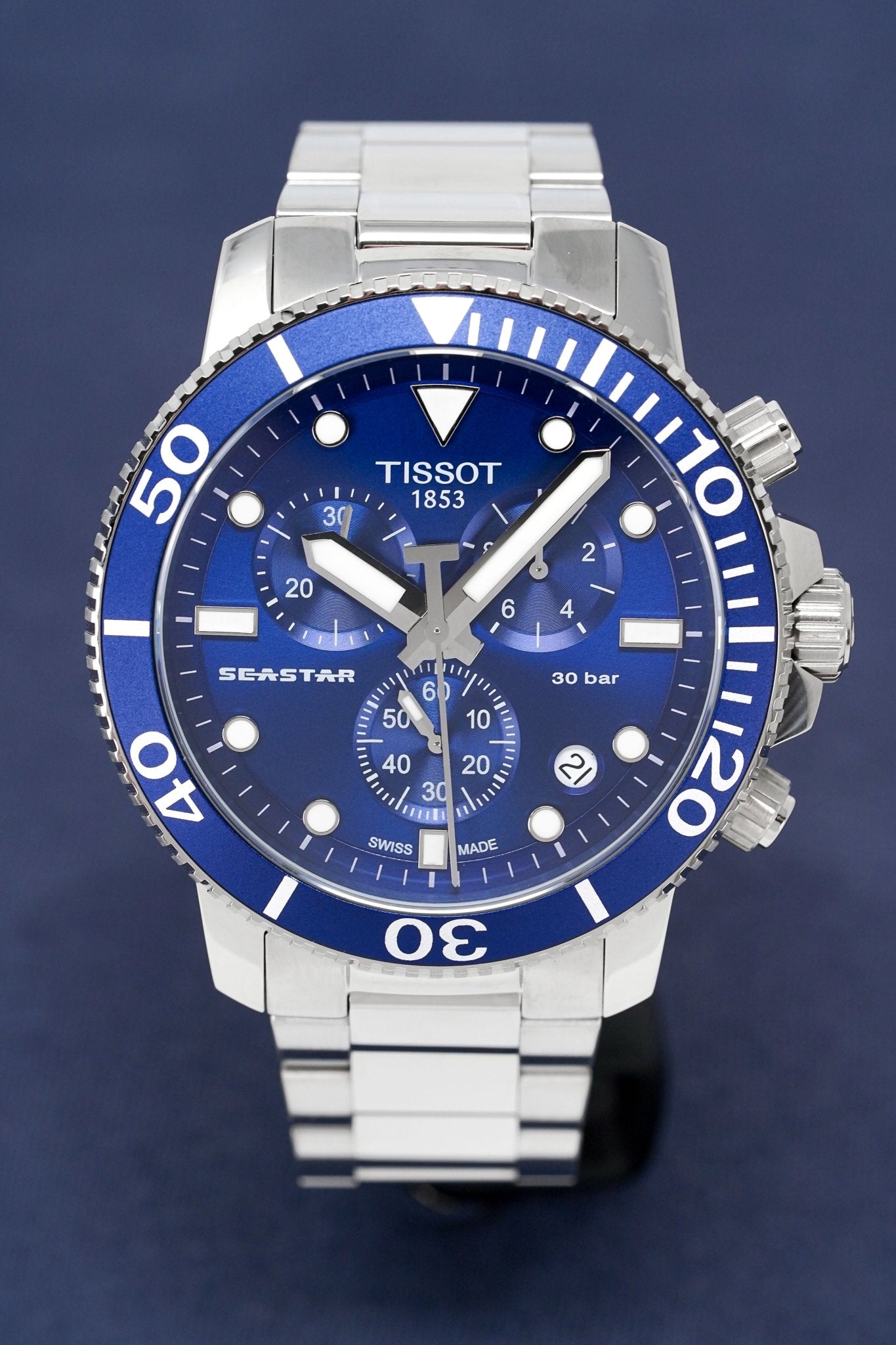 Tissot Seastar 1000 Chronograph Men's Blue Watch