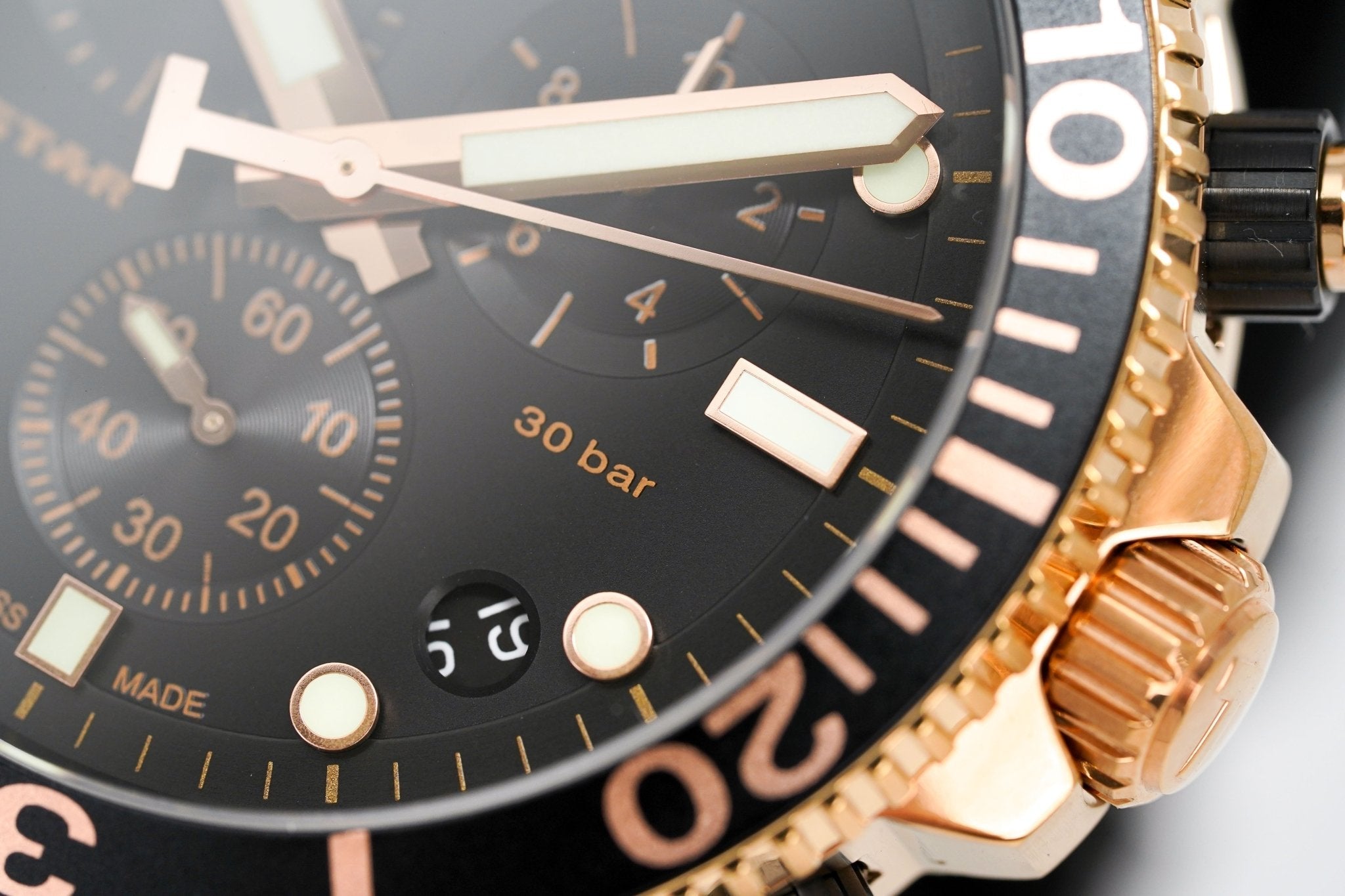 Tissot Chronograph Watch SEASTAR 1000 Rose Gold