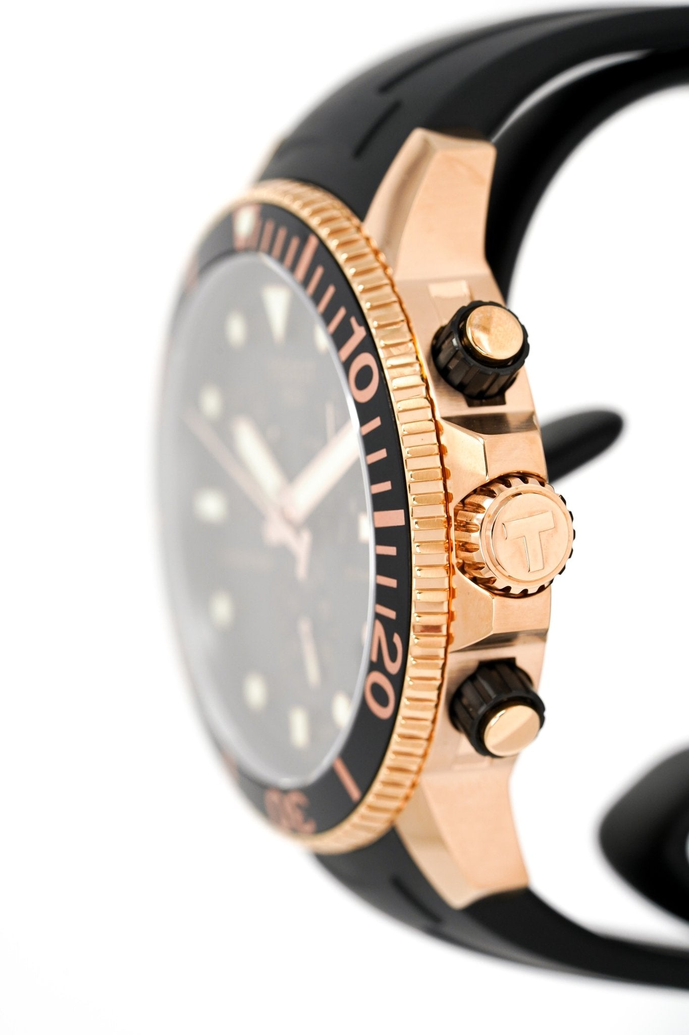 Tissot Chronograph Watch SEASTAR 1000 Rose Gold