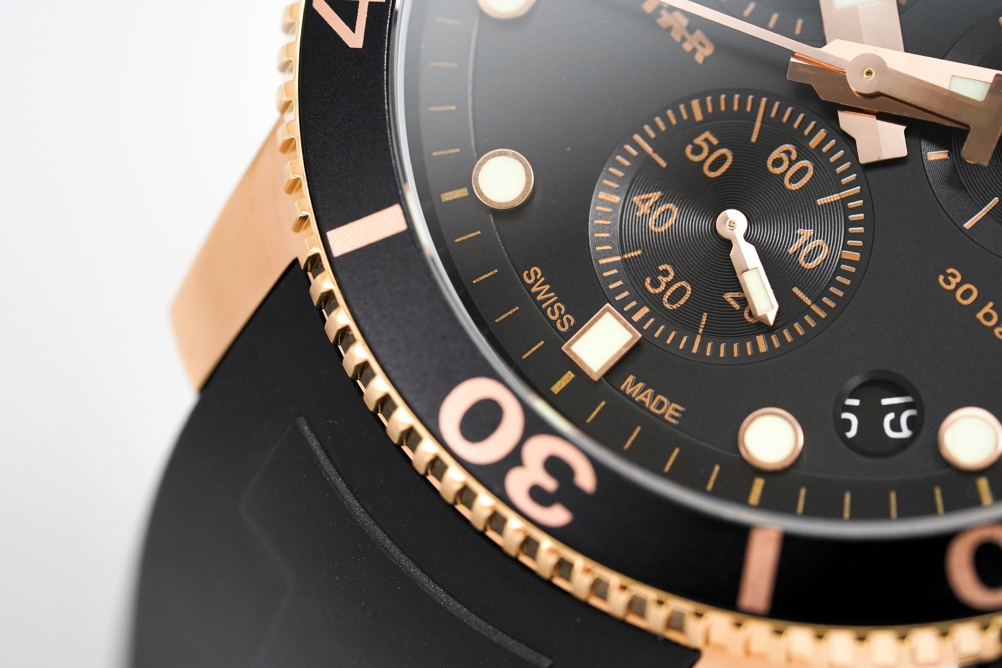 Tissot Chronograph Watch SEASTAR 1000 Rose Gold