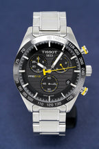 Tissot Men's Chronograph Watch PRS 516 Steel Yellow