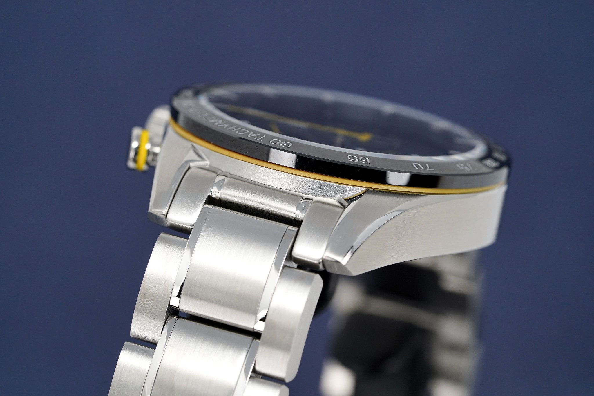Tissot Men's Chronograph Watch PRS 516 Steel Yellow