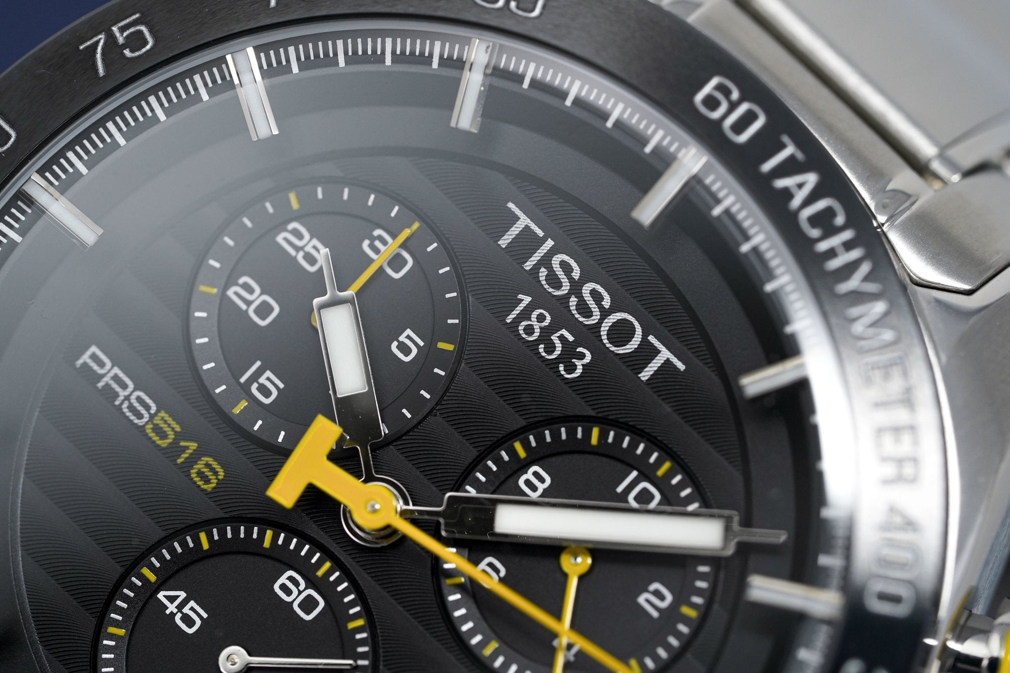 Tissot Men's Chronograph Watch PRS 516 Steel Yellow