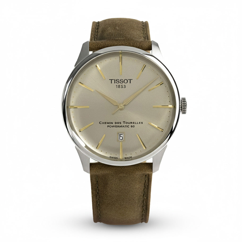 Tissot Chemin des Tourelles Men’s Champagne Watch