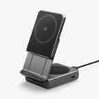 2-in-1 Magnetic Qi2.2 Wireless Charger | EF302MOQ (Mag Fit)