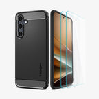 Galaxy A Series - Rugged Armor + Glass