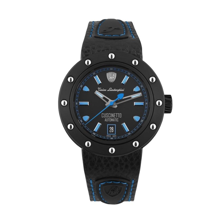 Tonino Lamborghini Cuscinetto Watch Date Blue