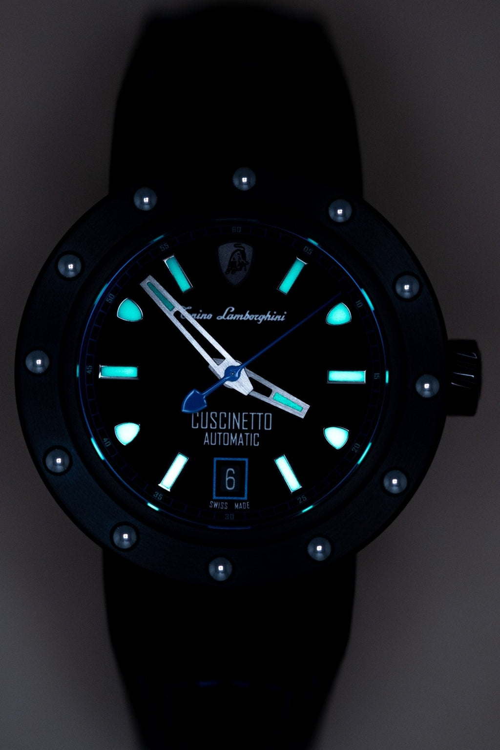 Tonino Lamborghini Cuscinetto Watch Date Blue