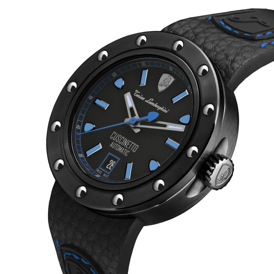 Tonino Lamborghini Cuscinetto Watch Date Blue