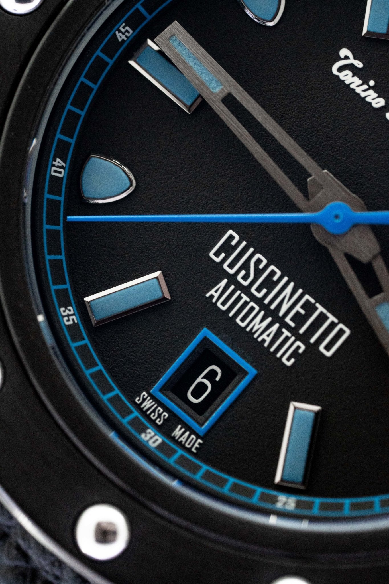 Tonino Lamborghini Cuscinetto Watch Date Blue