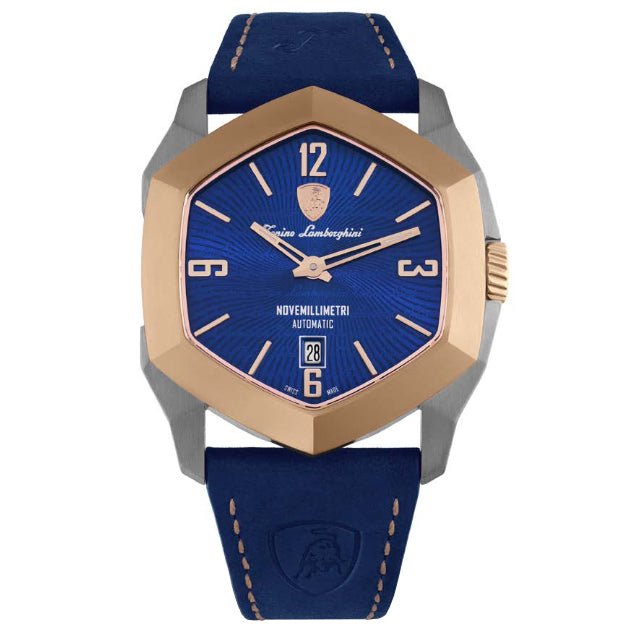 Tonino Lamborghini Men's Automatic Watch NOVEMILLIMETRI Blue
