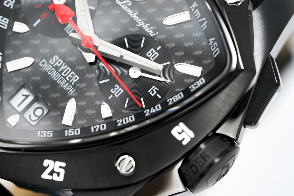Tonino Lamborghini Men's Chronograph Watch New Spyder Black