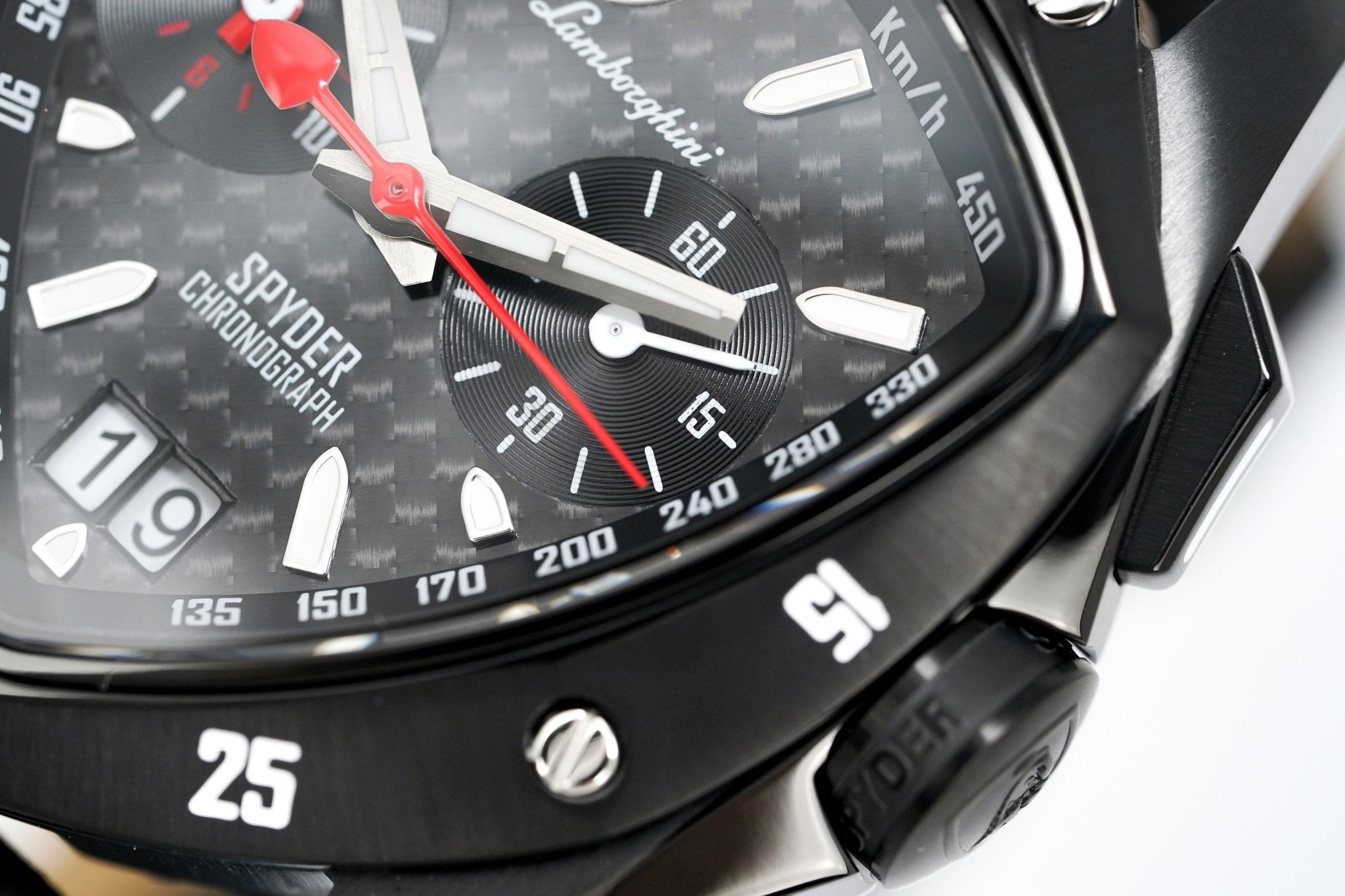 Tonino Lamborghini Men's Chronograph Watch New Spyder Black