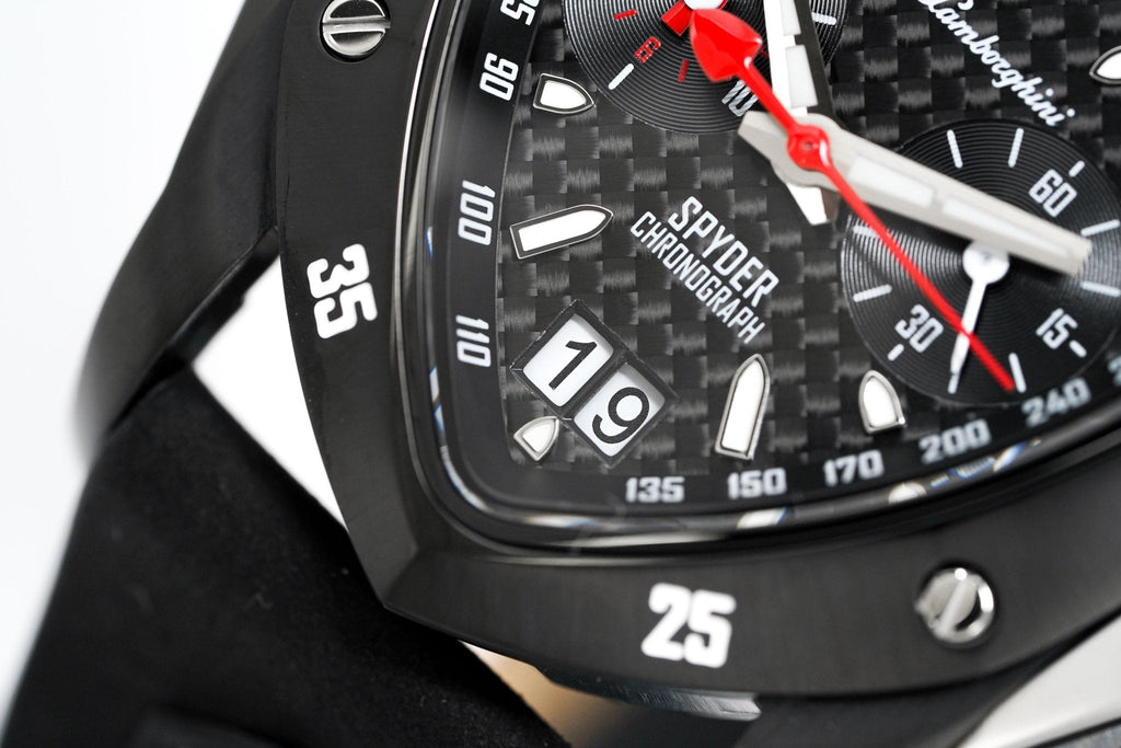Tonino Lamborghini Men's Chronograph Watch New Spyder Black