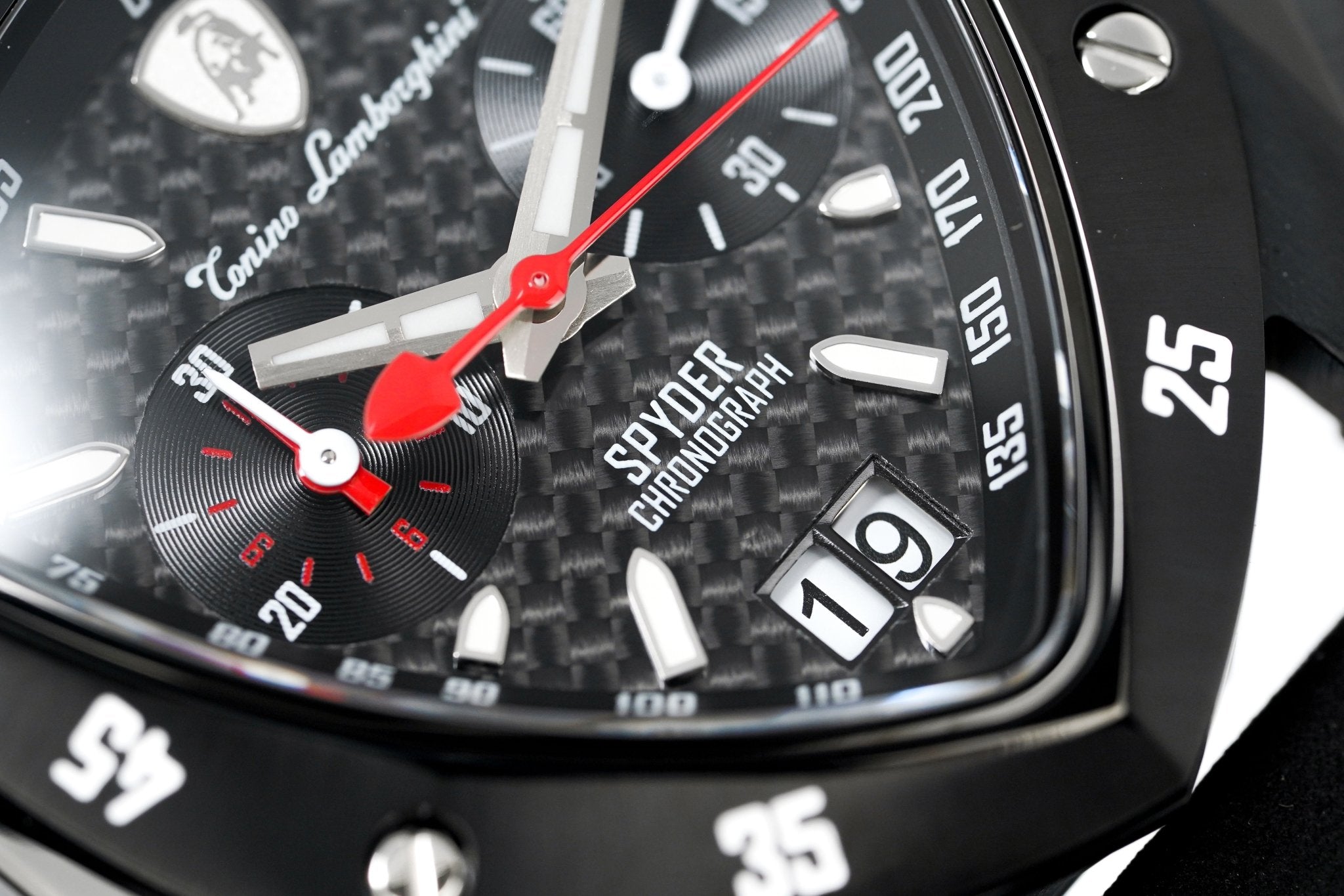 Tonino Lamborghini Men's Chronograph Watch New Spyder Black