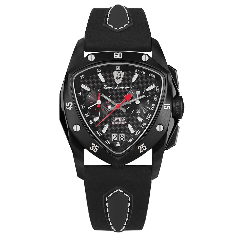 Tonino Lamborghini Men's Chronograph Watch New Spyder Black