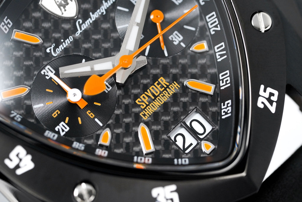 Tonino Lamborghini Men's Chronograph Watch New Spyder Orange