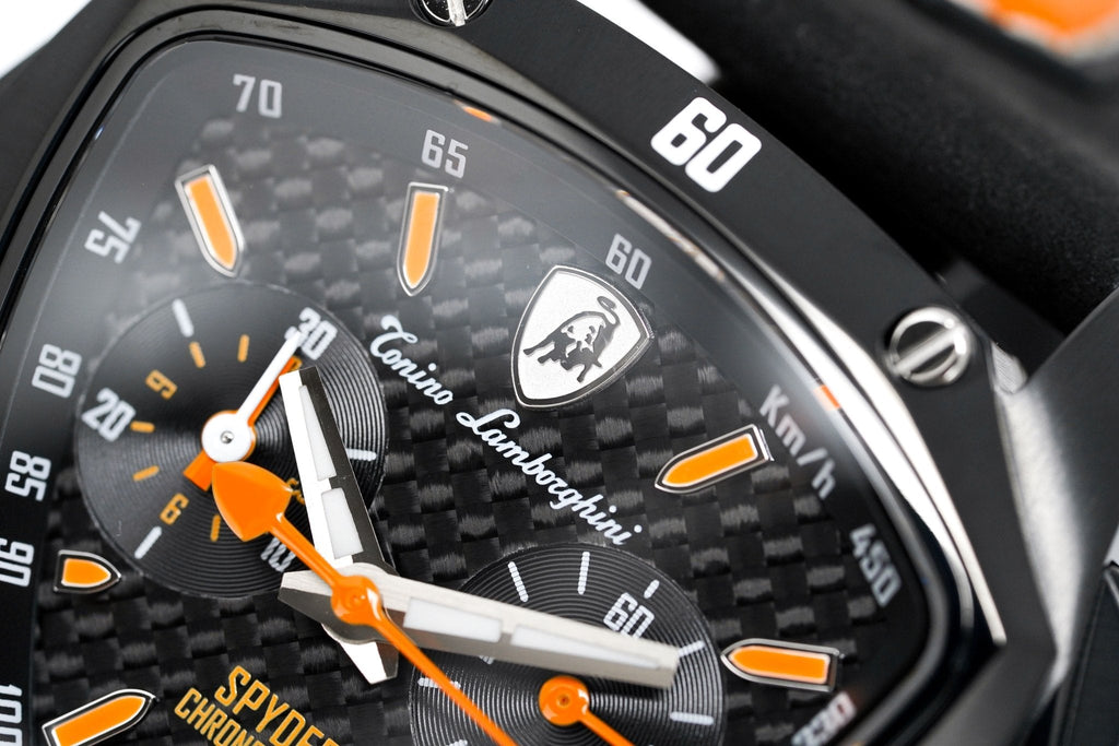 Tonino Lamborghini Men's Chronograph Watch New Spyder Orange