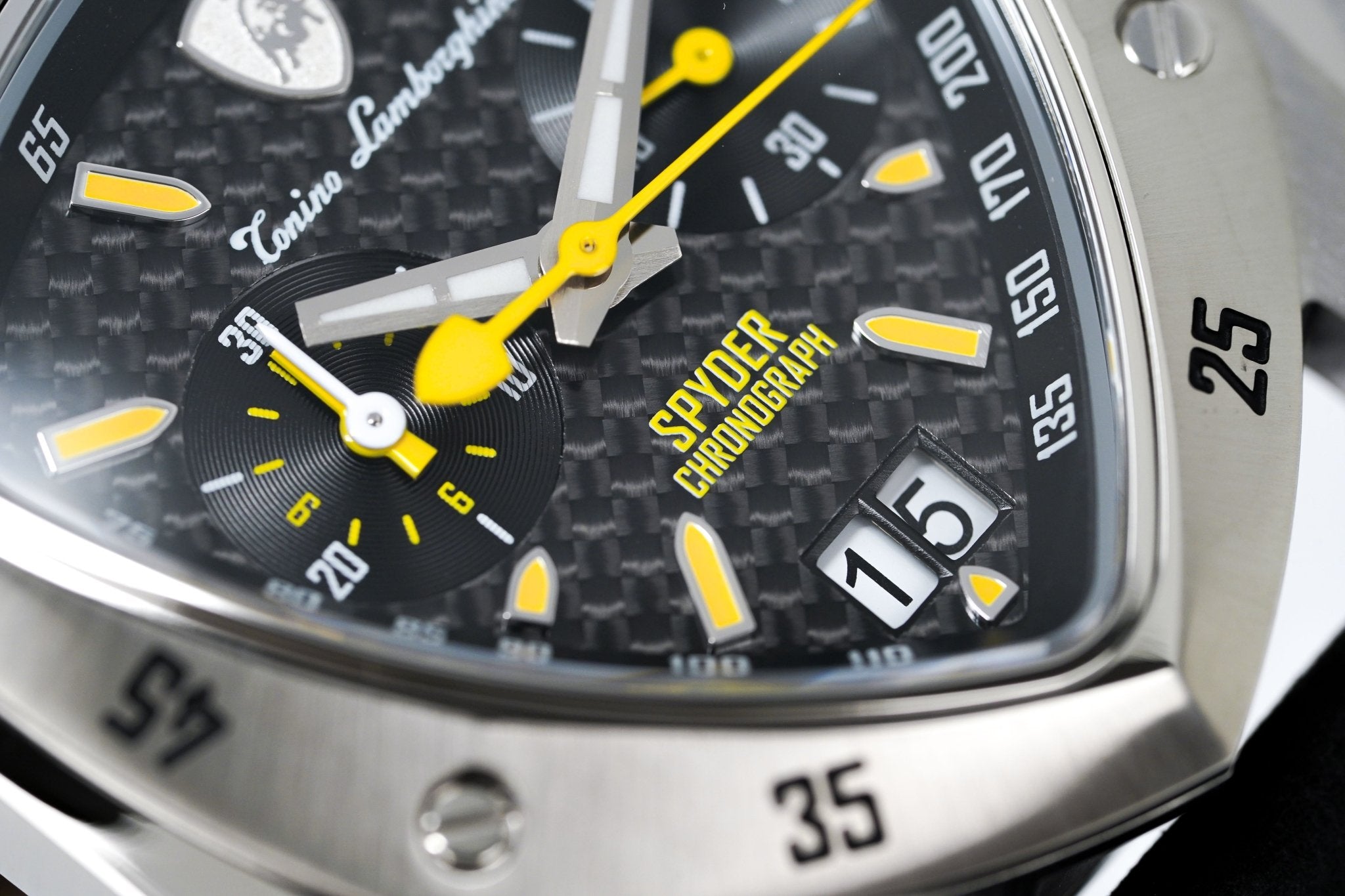 Tonino Lamborghini Men's Chronograph Watch New Spyder Yellow