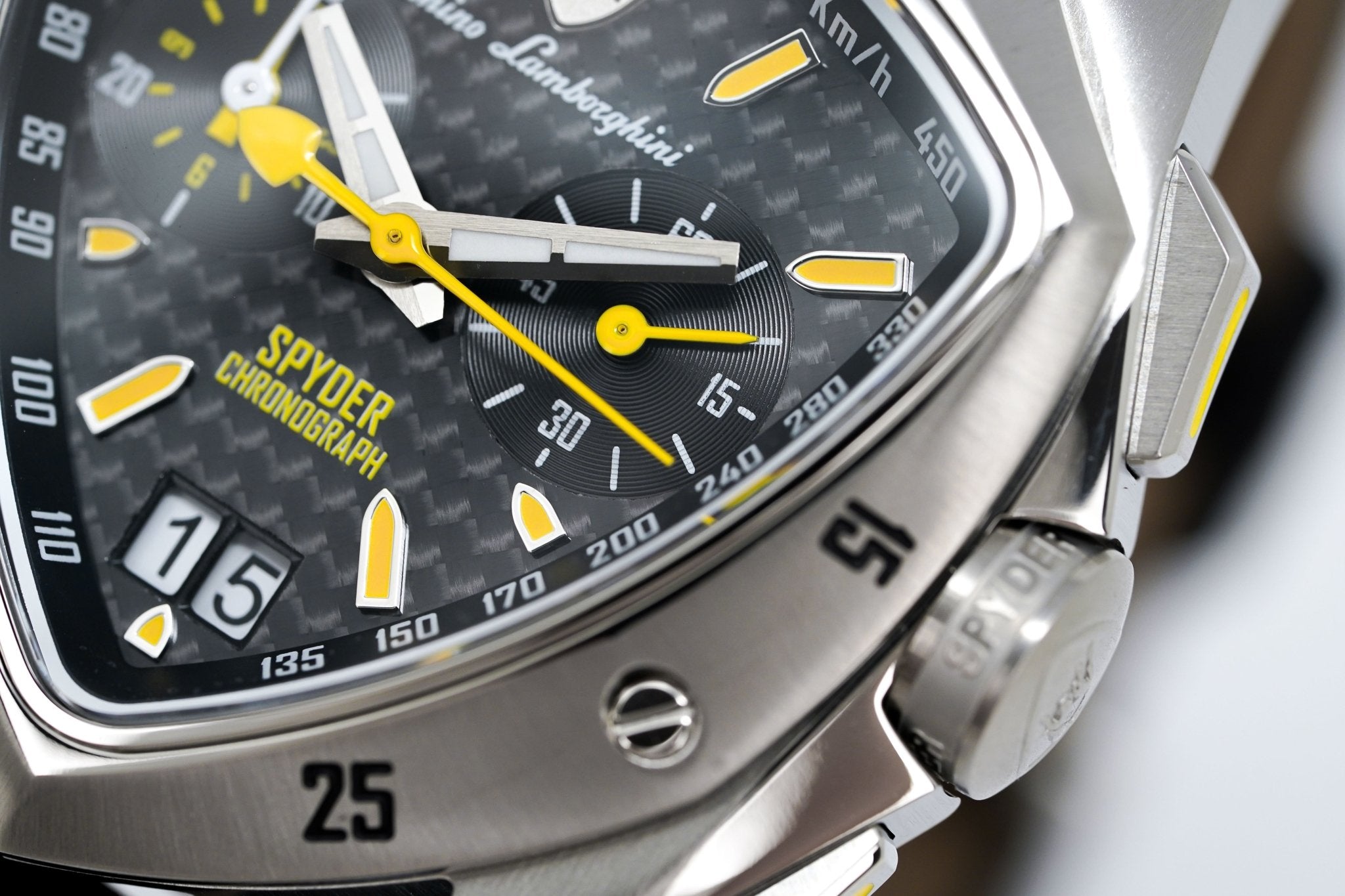 Tonino Lamborghini Men's Chronograph Watch New Spyder Yellow