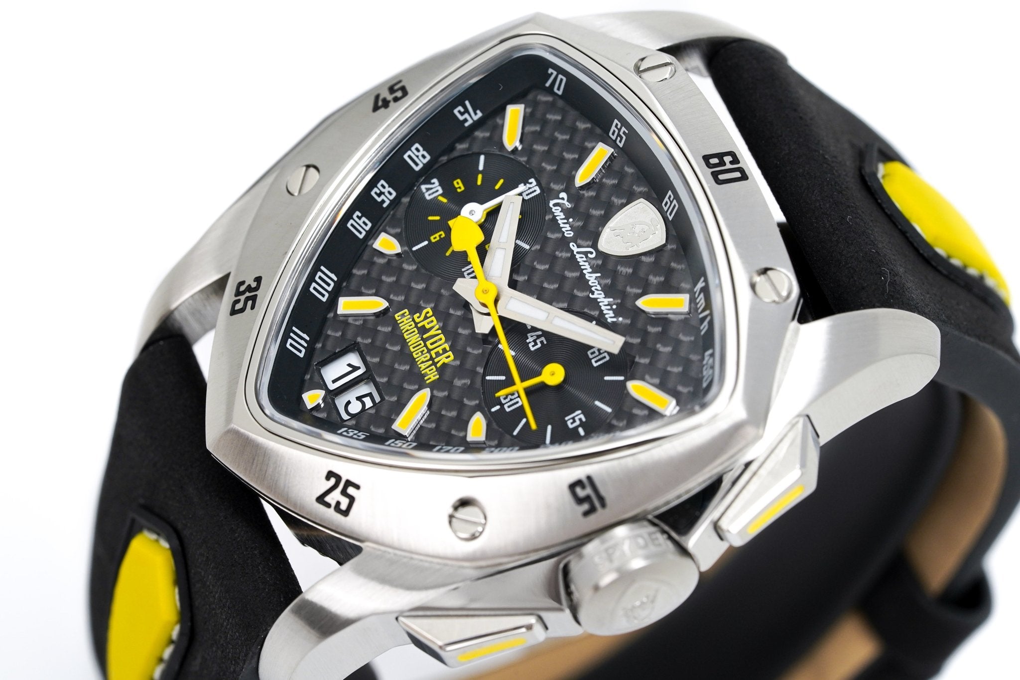 Tonino Lamborghini Men's Chronograph Watch New Spyder Yellow