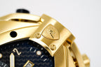 Tonino Lamborghini Men's Chronograph Watch Spyder Horizontal Yellow Gold