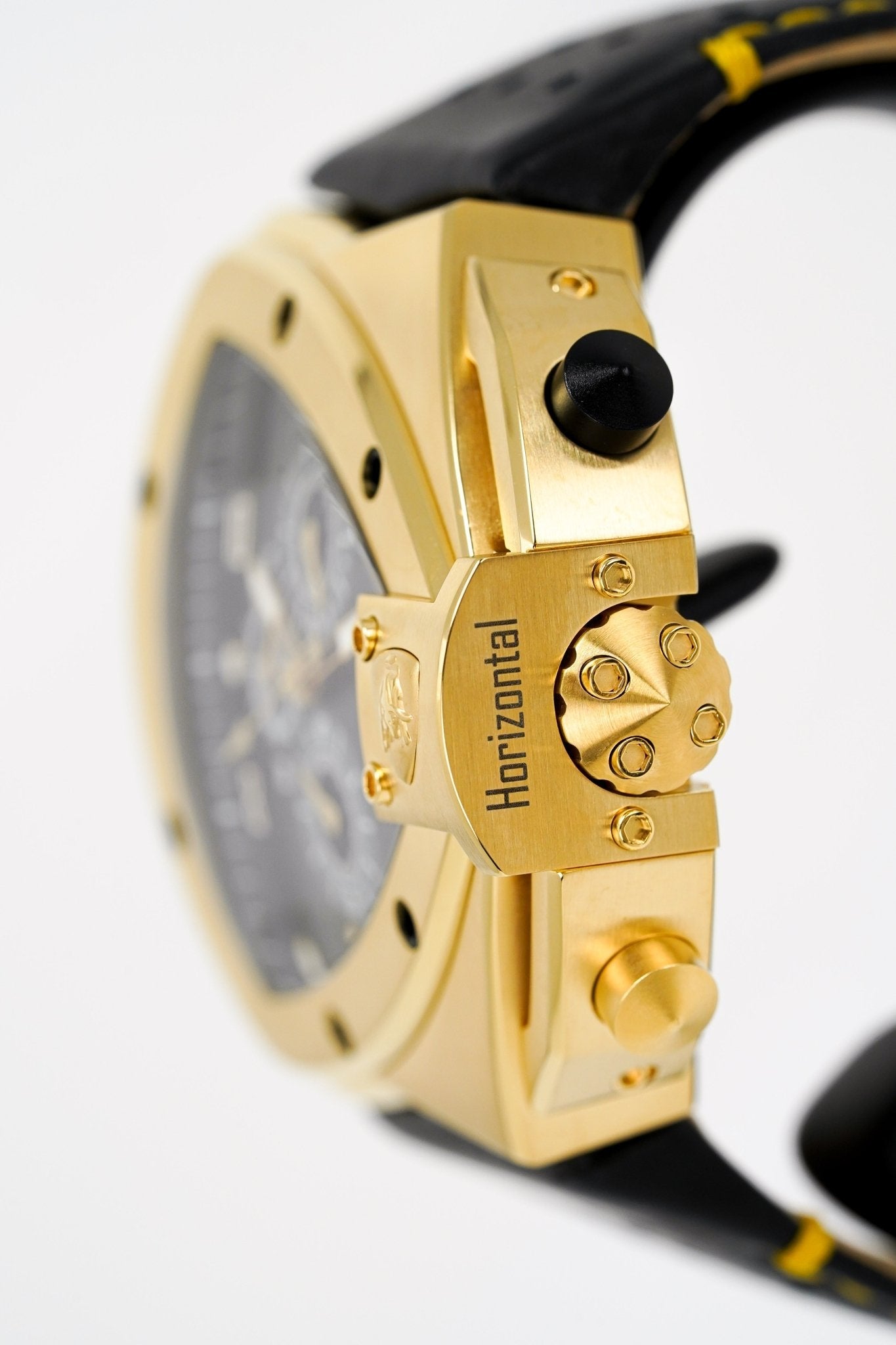 Tonino Lamborghini Men's Chronograph Watch Spyder Horizontal Yellow Gold
