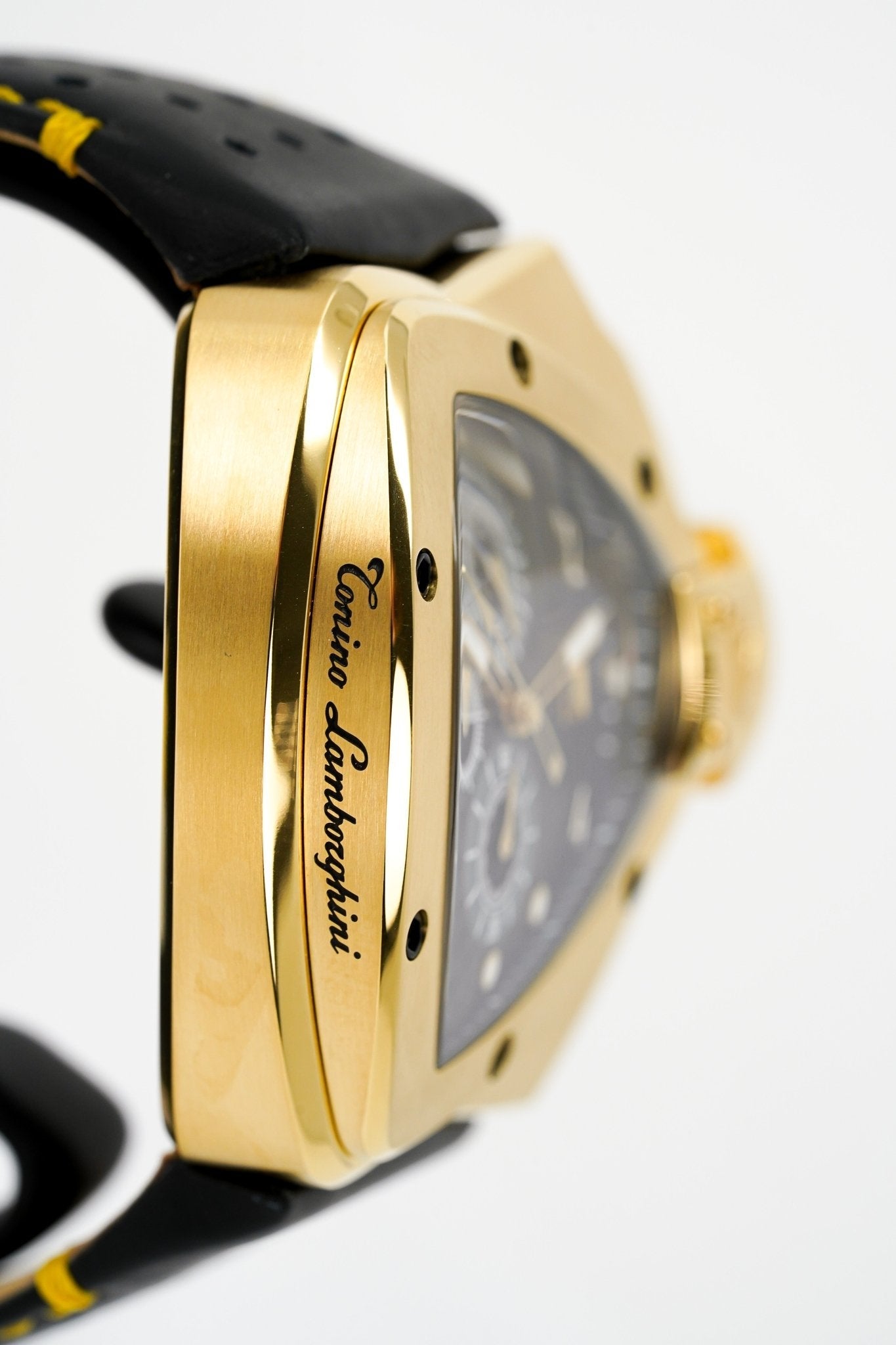 Tonino Lamborghini Men's Chronograph Watch Spyder Horizontal Yellow Gold