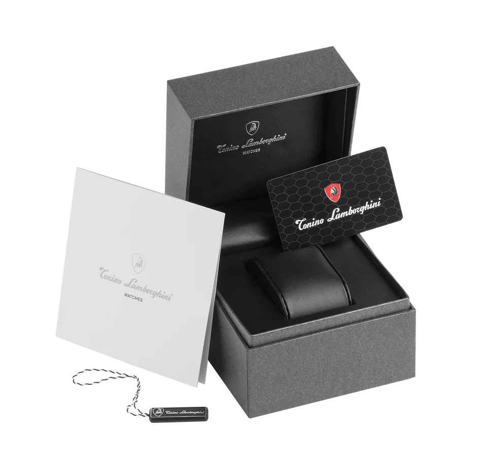 Tonino Lamborghini Shock ABS Men's Silver Blue Watch