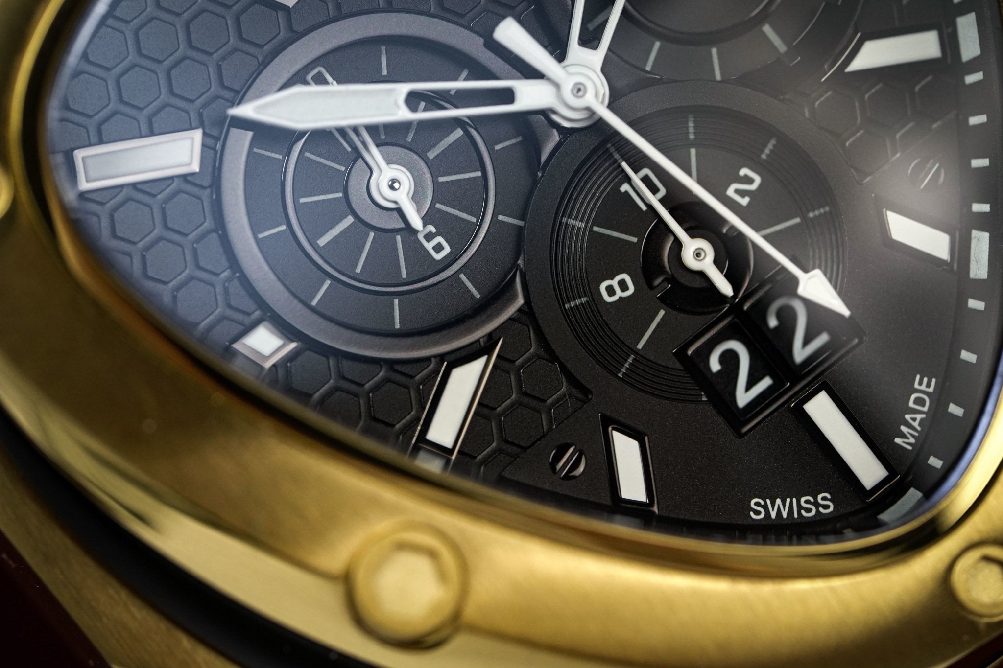 Tonino Lamborghini Spyder X Chronograph Watch Date Gold