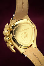 Tonino Lamborghini Spyder X Chronograph Watch Date Gold