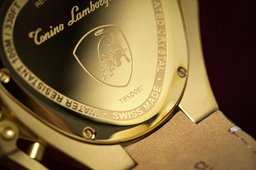 Tonino Lamborghini Spyder X Chronograph Watch Date Gold