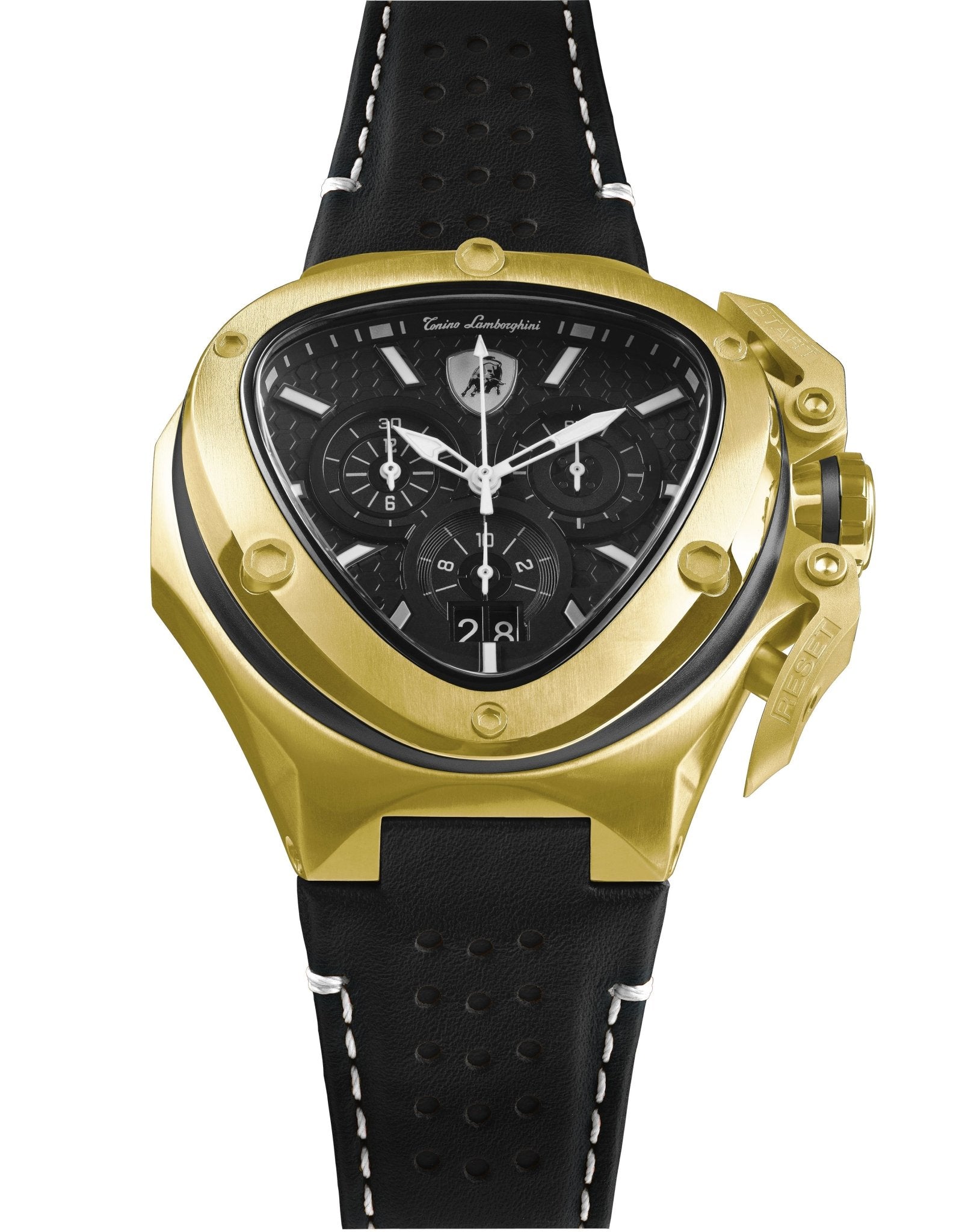 Tonino Lamborghini Spyder X Chronograph Watch Date Gold