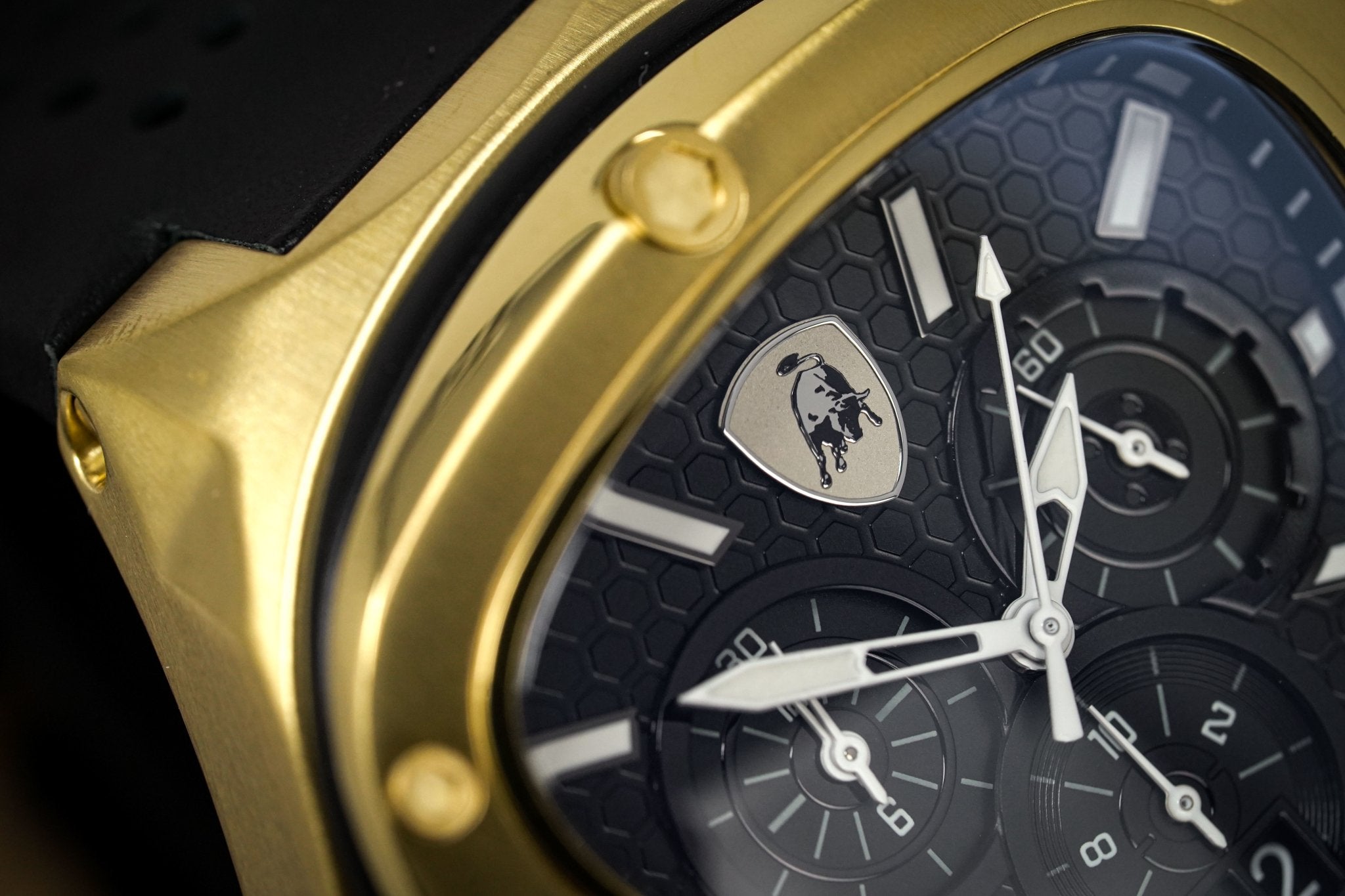 Tonino Lamborghini Spyder X Chronograph Watch Date Gold