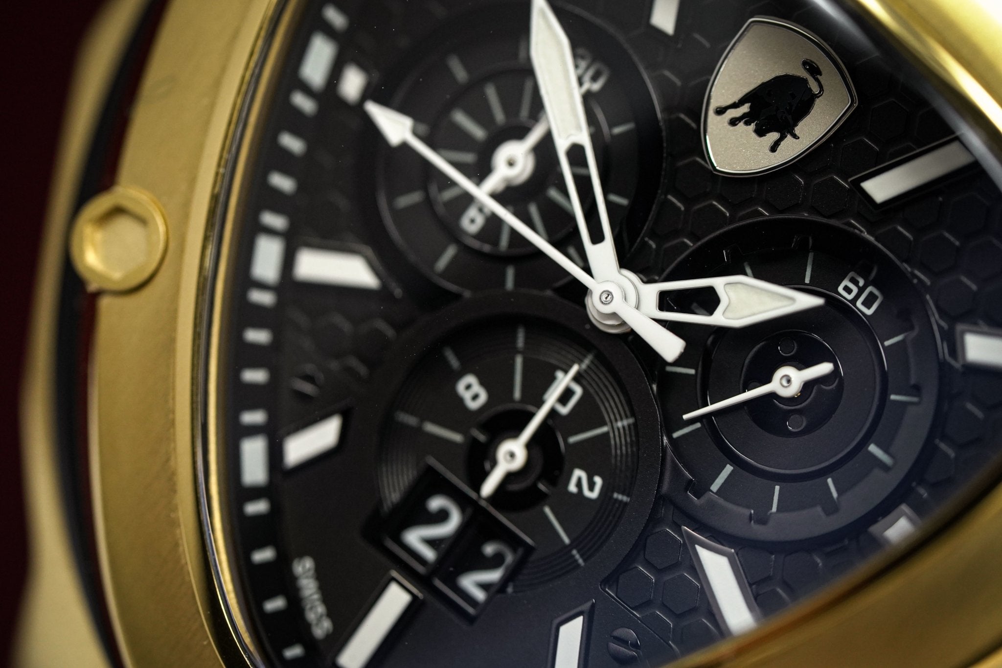 Tonino Lamborghini Spyder X Chronograph Watch Date Gold