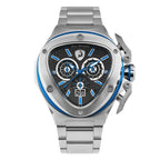 Tonino Lamborghini Spyder X Men’s Silver Blue Watch