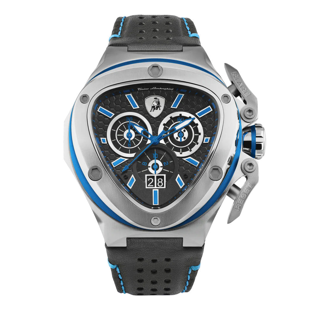 Tonino Lamborghini Men’s Watch 56mm Spyder X Black Blue