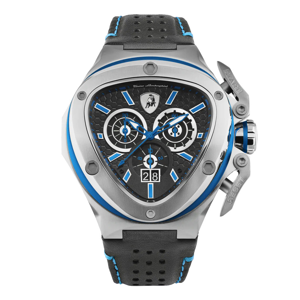 Tonino Lamborghini Men’s Watch 56mm Spyder X Black Blue