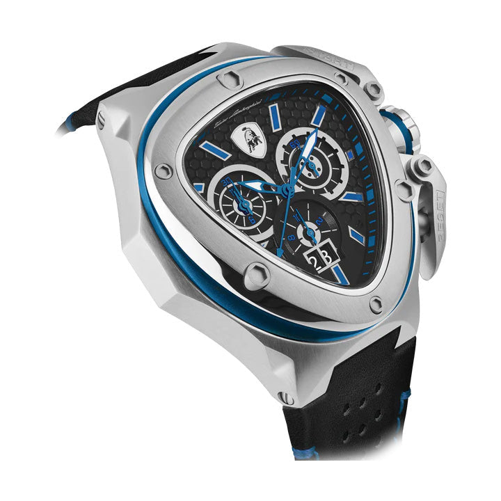 Tonino Lamborghini Men’s Watch 56mm Spyder X Black Blue