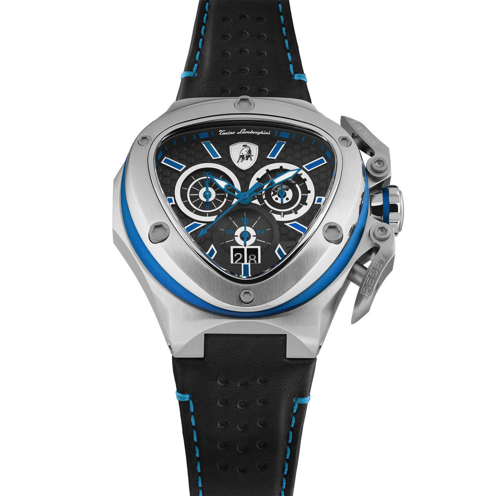Tonino Lamborghini Men’s Watch 56mm Spyder X Black Blue
