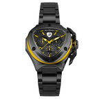 Tonino Lamborghini Spyder X Men’s Black Yellow Watch