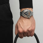 Tonino Lamborghini Men's Watch 42mm Shock ABS Silver Rose Gold