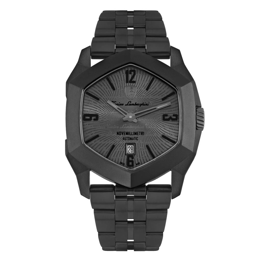 Tonino Lamborghini Novemillimetri Men's Smoke Grey Watch