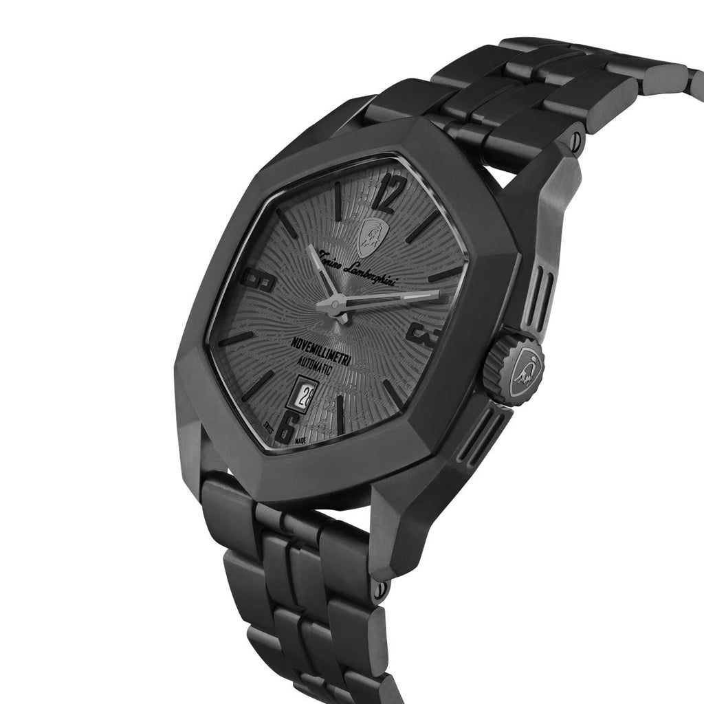 Tonino Lamborghini Novemillimetri Men's Smoke Grey Watch