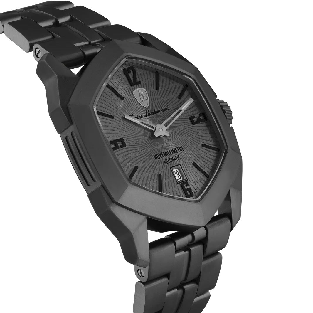 Tonino Lamborghini Men's Watch 43mm Novemillimetri Smoke Grey