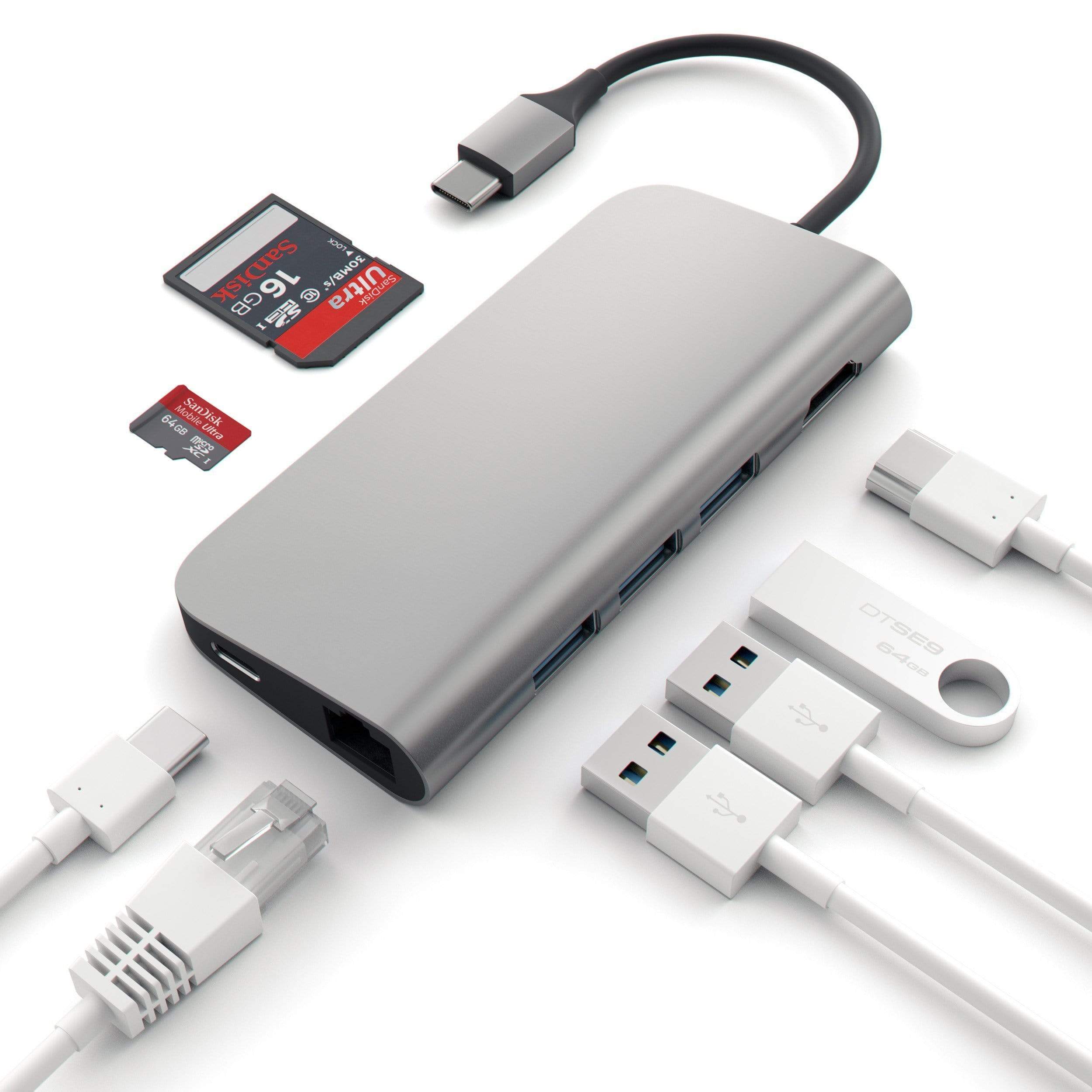 Type-C Multi-Port Adapter 4K mit Ethernet