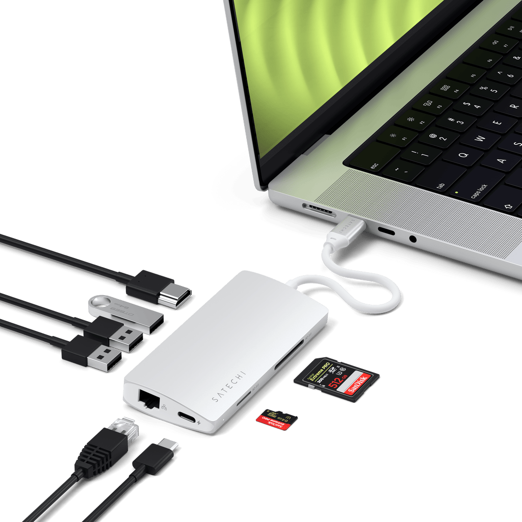 Typ-C-Multiport-Adapter 4K mit Ethernet V2