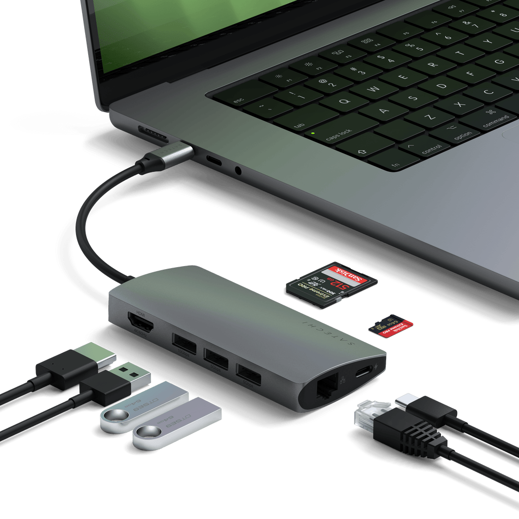 Typ-C-Multiport-Adapter 4K mit Ethernet V2