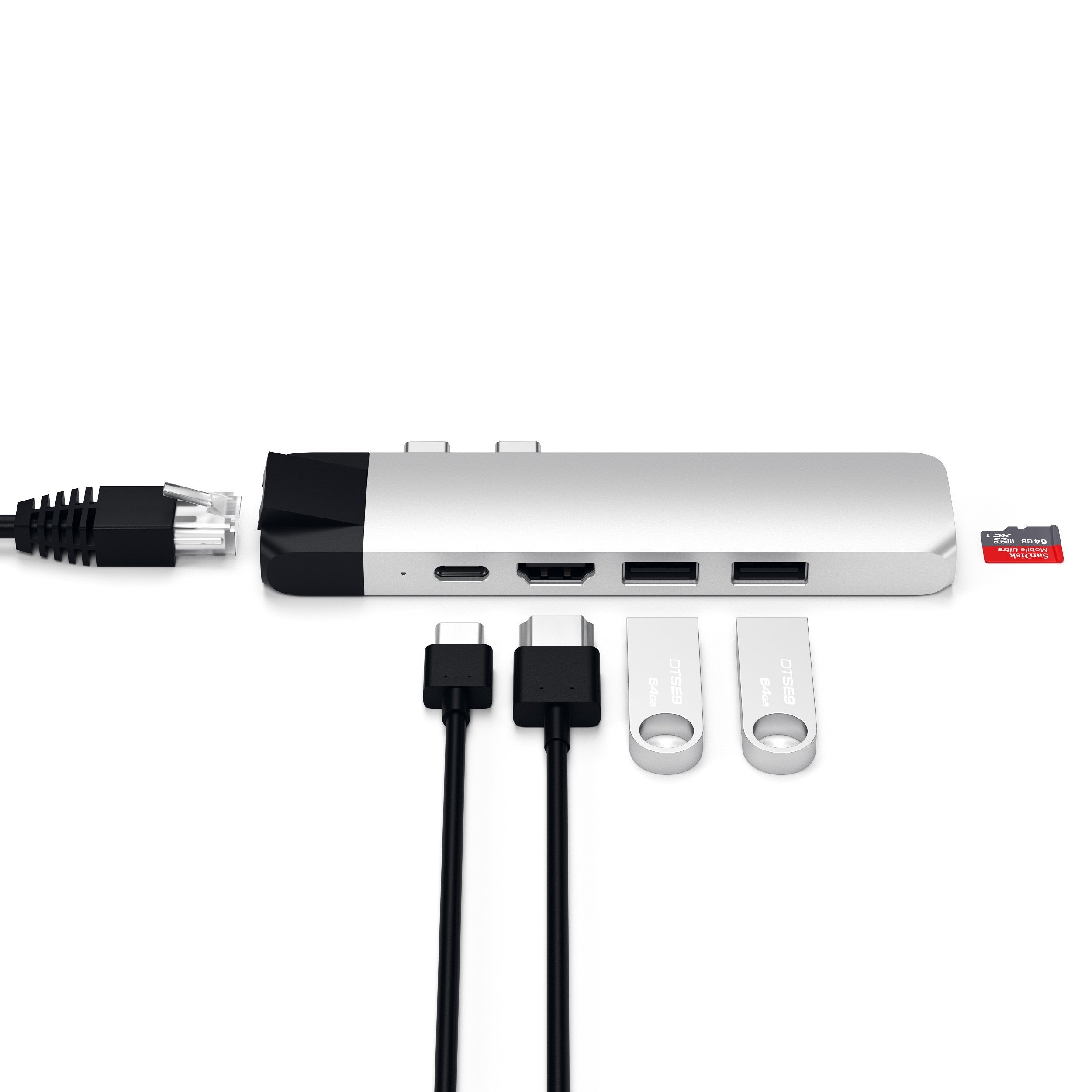Type-C Pro Hub Adapter mit Ethernet