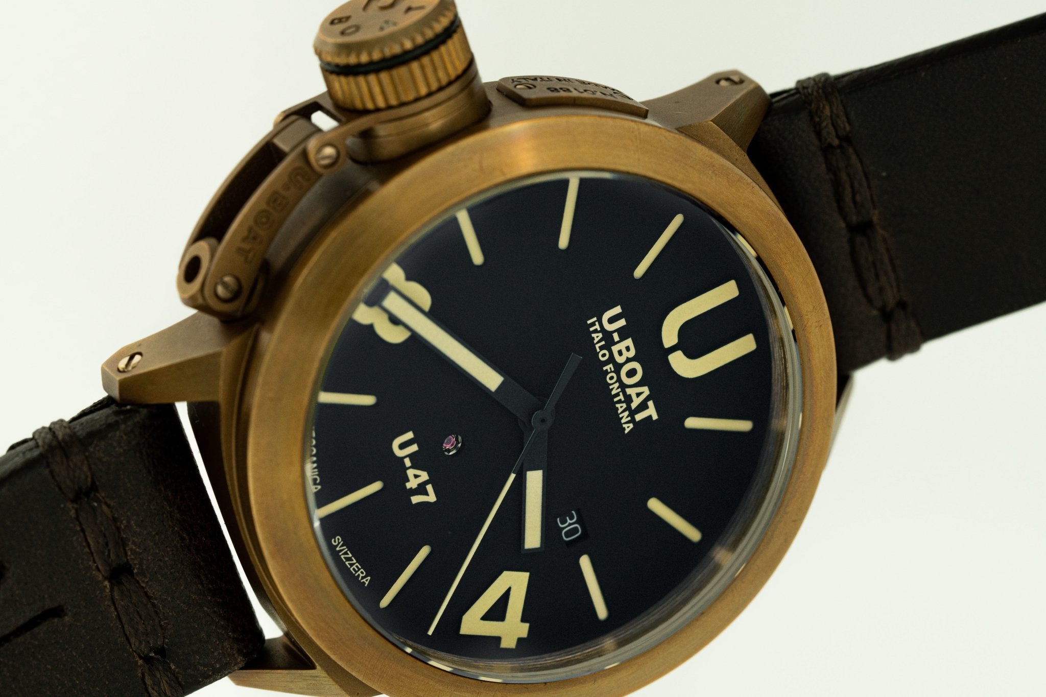 U-Boat Men’s Watch 47mm Classico U-47 Bronze